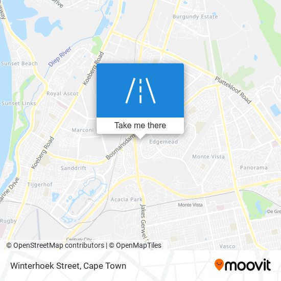 Winterhoek Street map