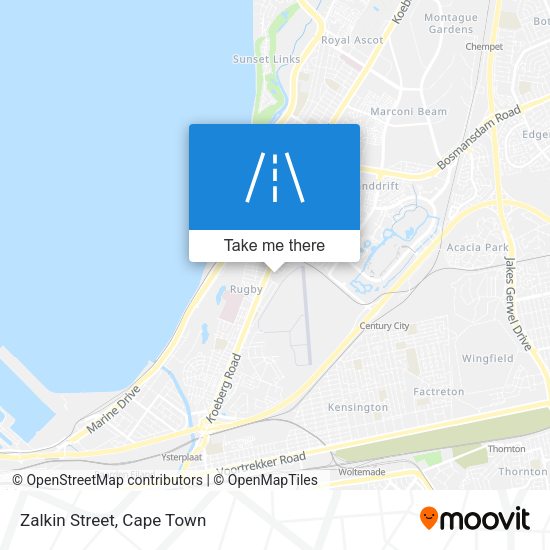 Zalkin Street map