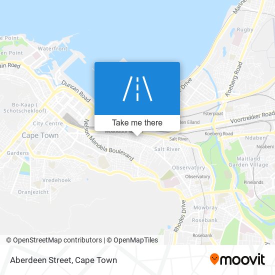 Aberdeen Street map