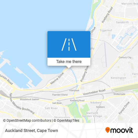 Auckland Street map