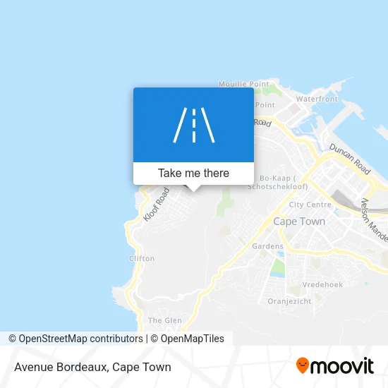 Avenue Bordeaux map