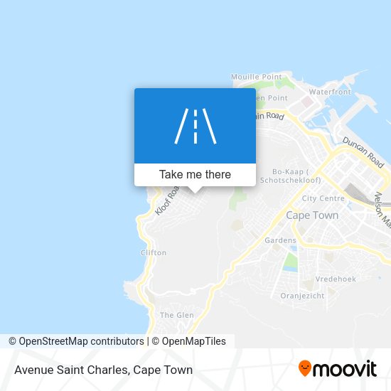 Avenue Saint Charles map