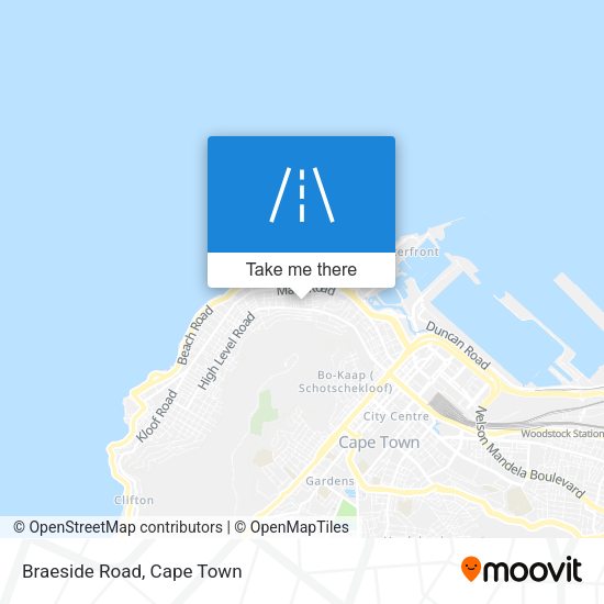 Braeside Road map
