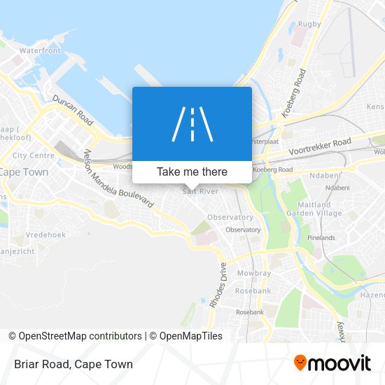Briar Road map