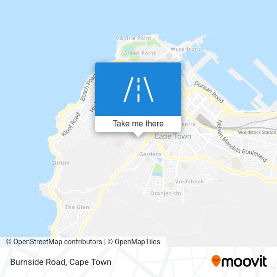 Burnside Road map