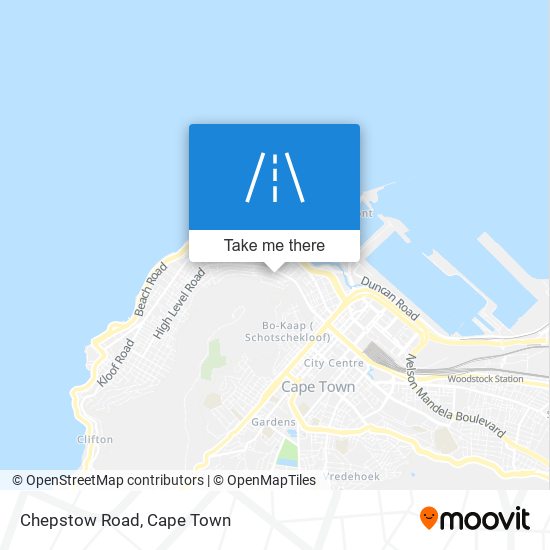 Chepstow Road map