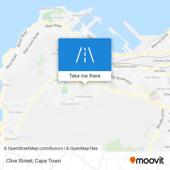 Clive Street map