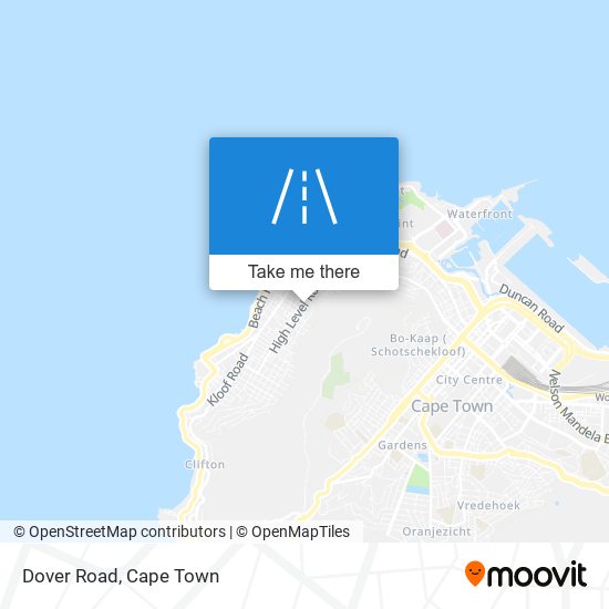 Dover Road map