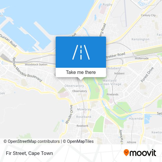 Fir Street map