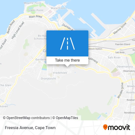 Freesia Avenue map