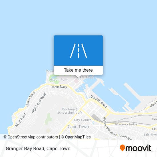 Granger Bay Road map