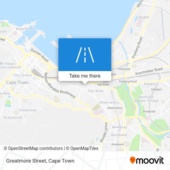 Greatmore Street map