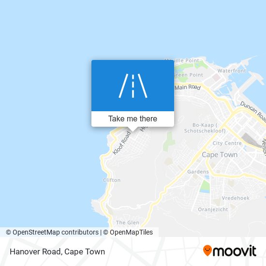 Hanover Road map