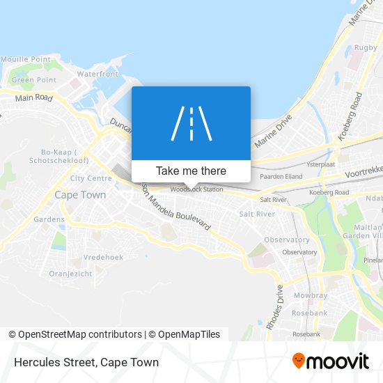 Hercules Street map