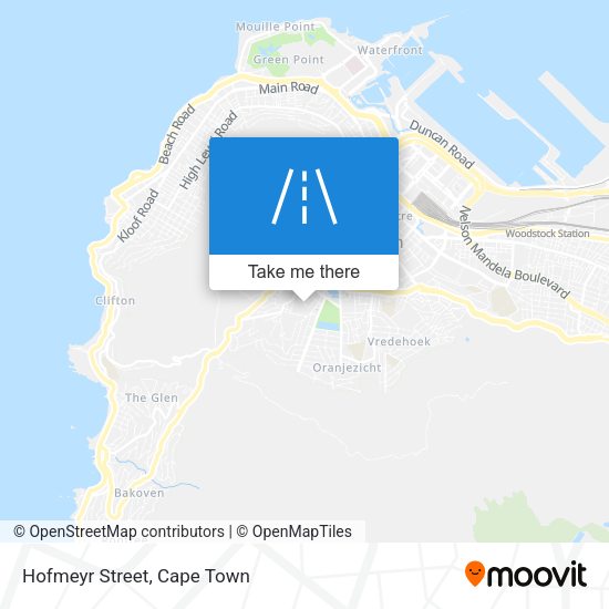 Hofmeyr Street map