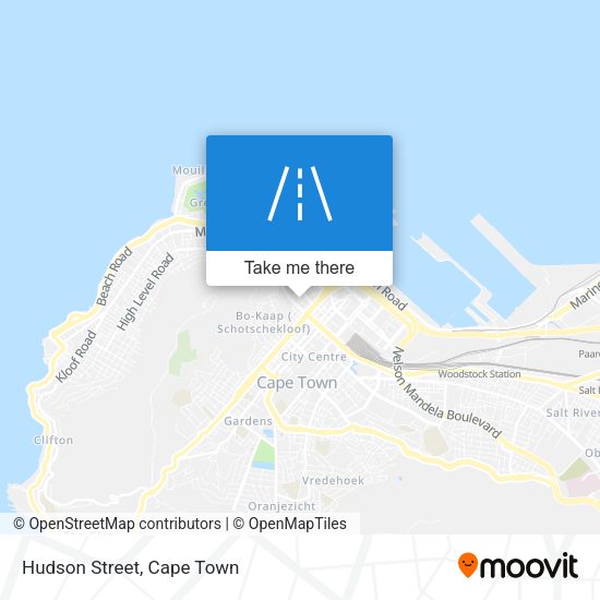 Hudson Street map