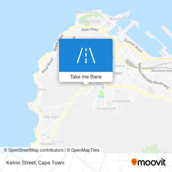 Kelvin Street map