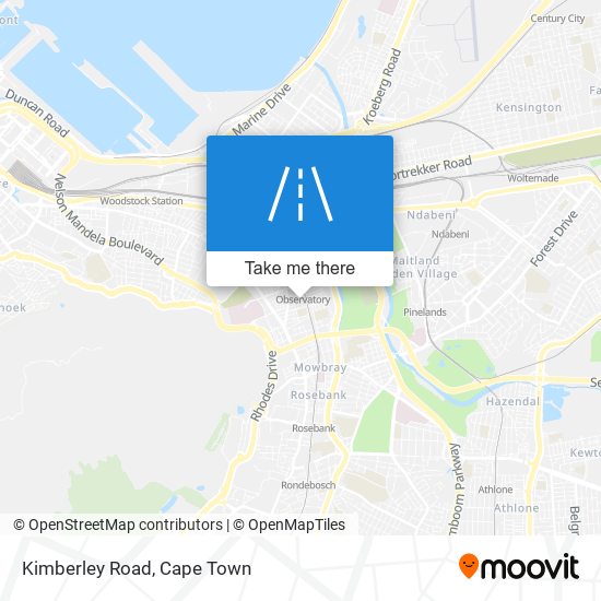 Kimberley Road map