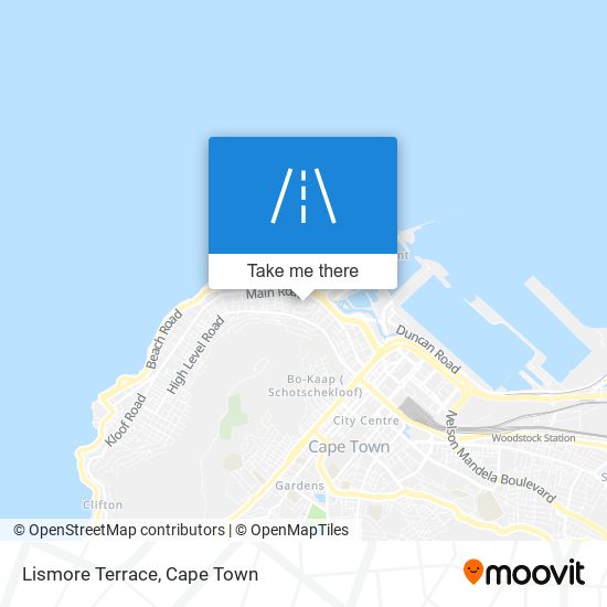 Lismore Terrace map