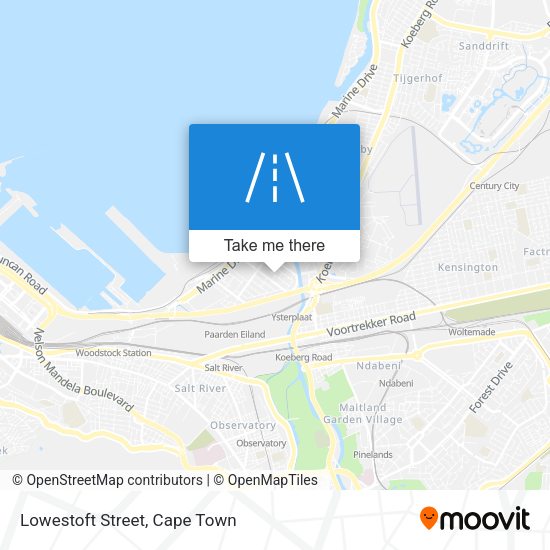 Lowestoft Street map
