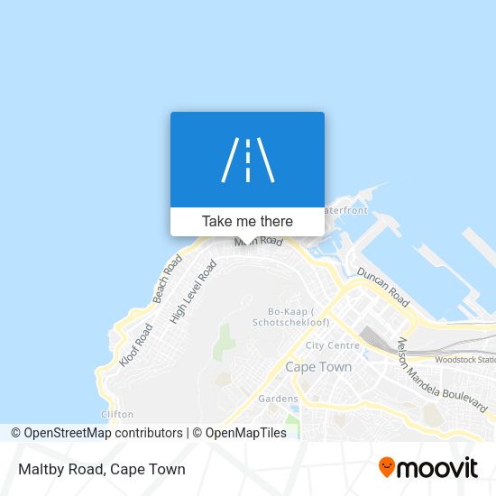 Maltby Road map