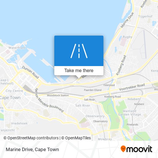 Marine Drive map