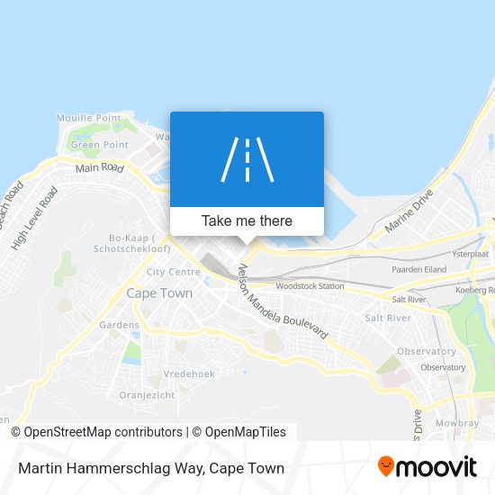 Martin Hammerschlag Way map