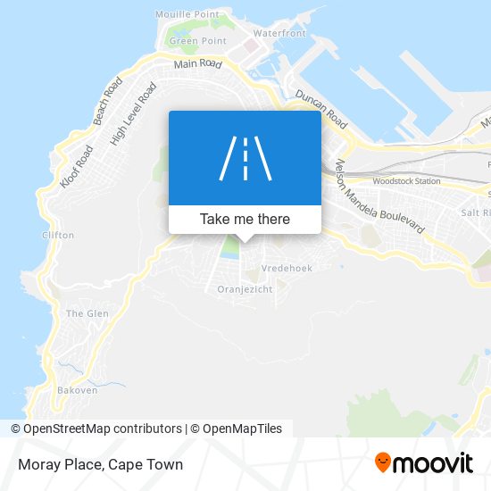 Moray Place map