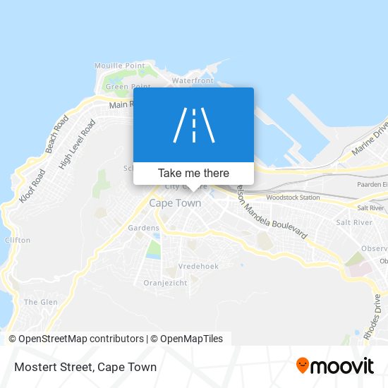 Mostert Street map