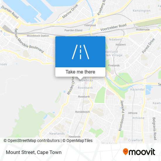 Mount Street map