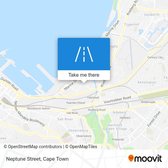 Neptune Street map