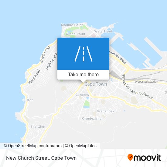 New Church Street map