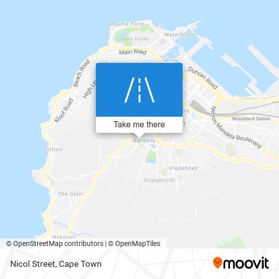 Nicol Street map