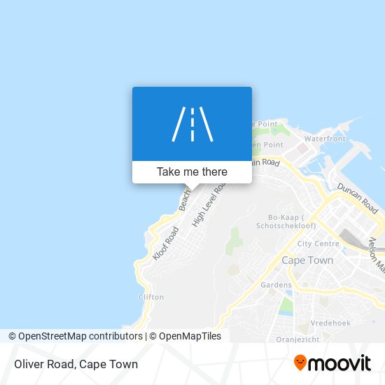 Oliver Road map