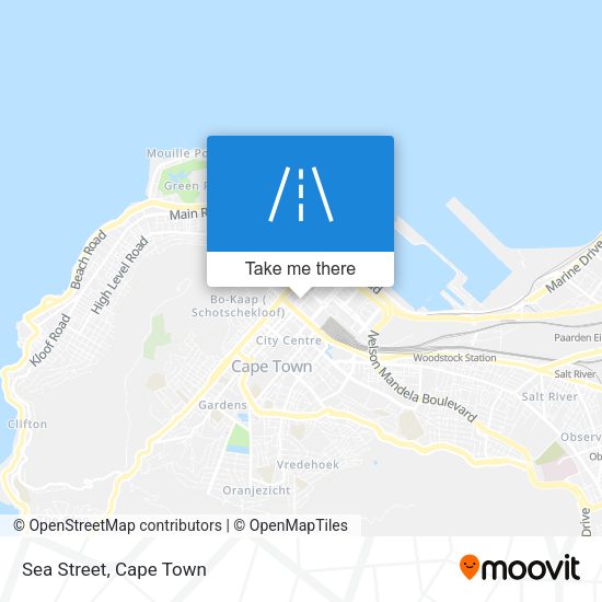 Sea Street map