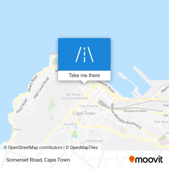 Somerset Road map