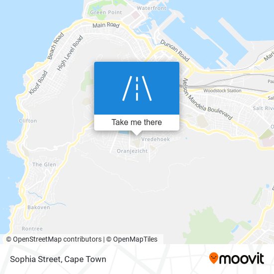 Sophia Street map