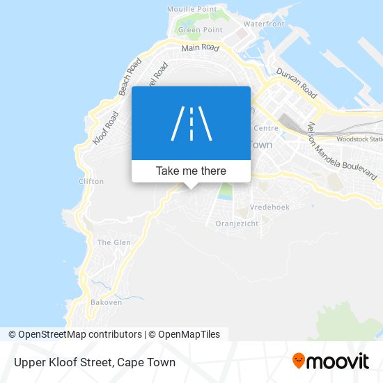 Upper Kloof Street map