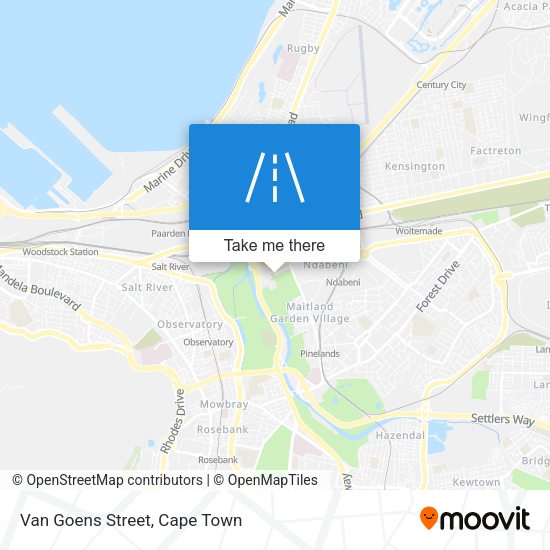 Van Goens Street map
