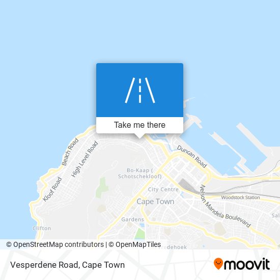 Vesperdene Road map