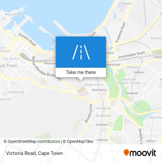 Victoria Road map