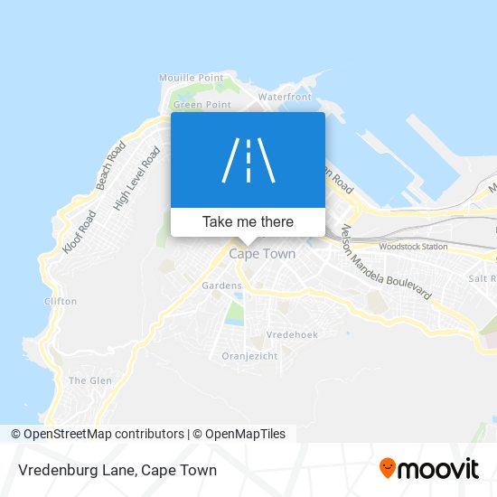 Vredenburg Lane map