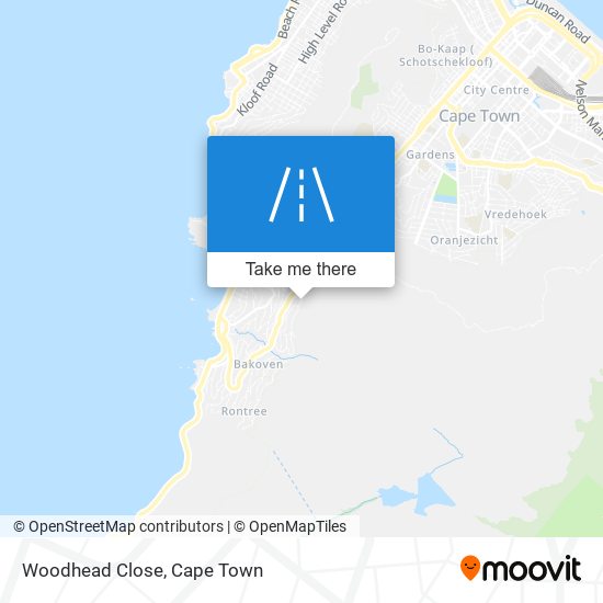 Woodhead Close map