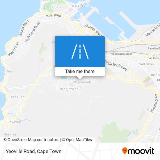 Yeoville Road map