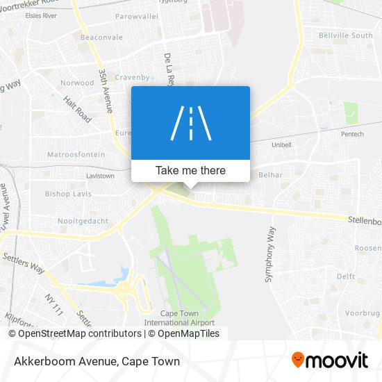 Akkerboom Avenue map