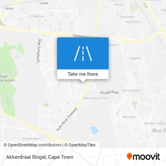 Akkerdraai Singel map