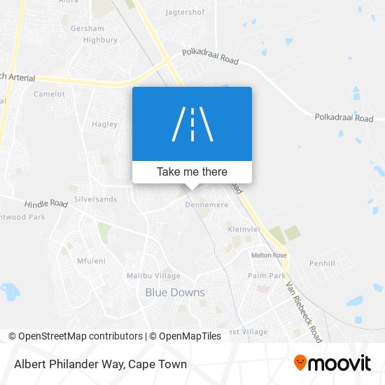 Albert Philander Way map