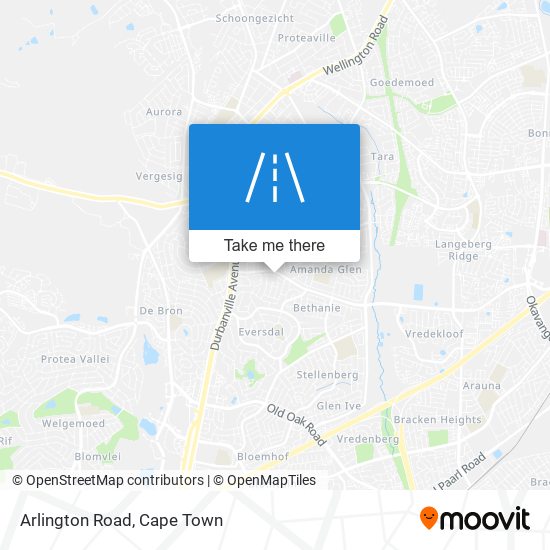 Arlington Road map