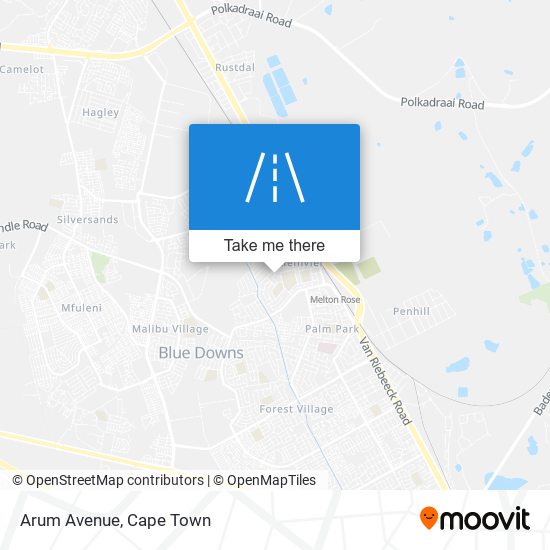 Arum Avenue map