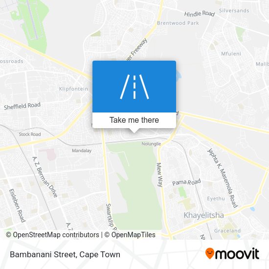 Bambanani Street map